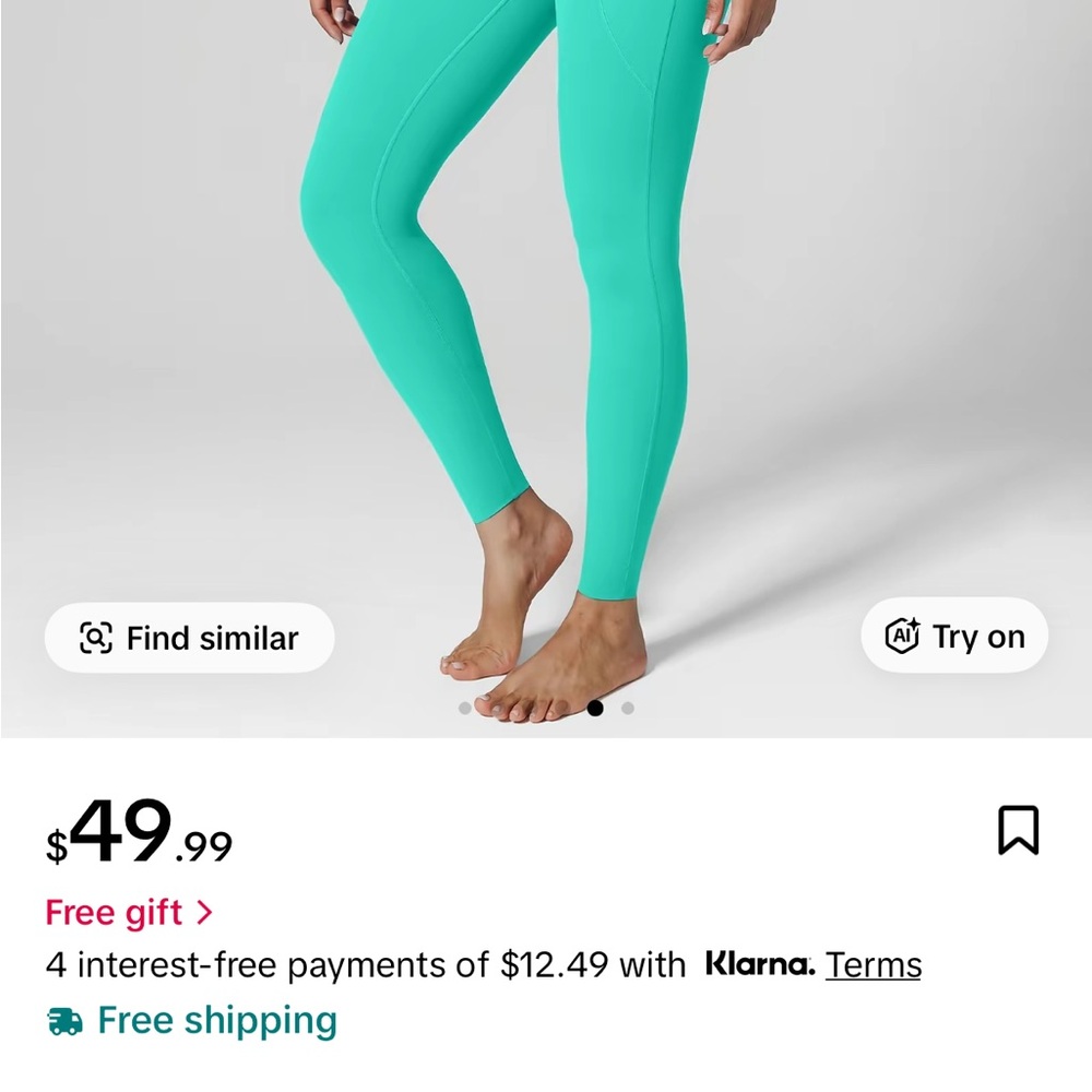 High-Waist Women's Aqua Performance Leggings